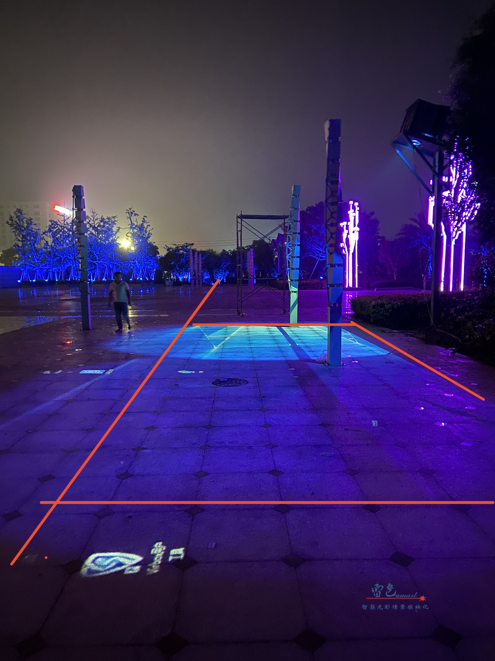 雷色光电为清素公园打造户外地面互动项目(图5)