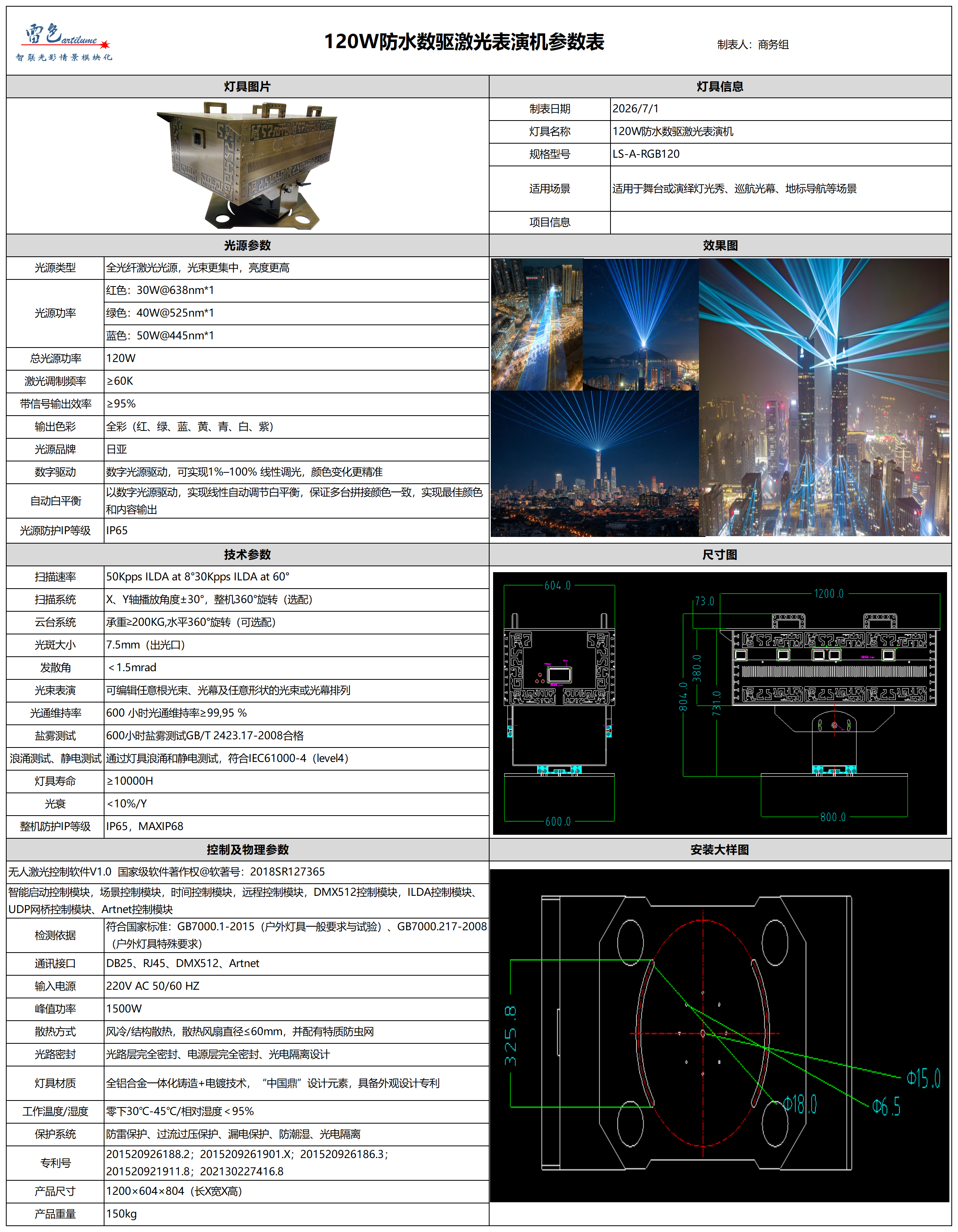 120W防水数驱激光表演机参数表_120W防水数驱激光表演机.png