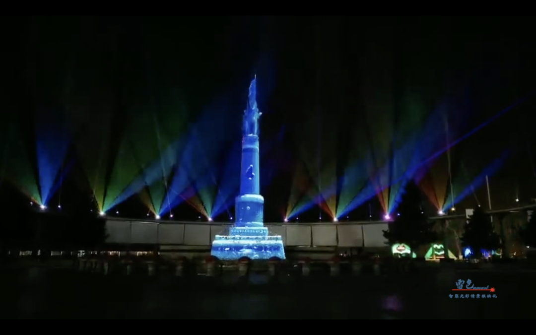 雷色光电打造2020哈尔滨国际光影节(图15)