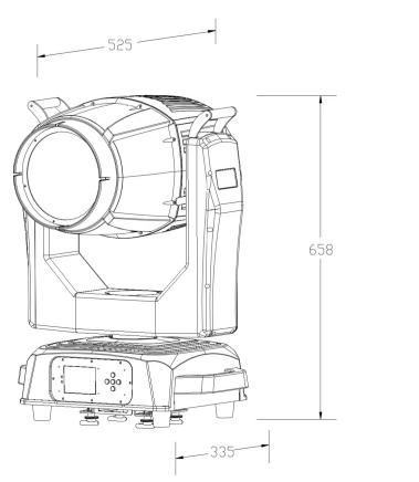 摇头变焦聚射灯 LS-HS260(图2)