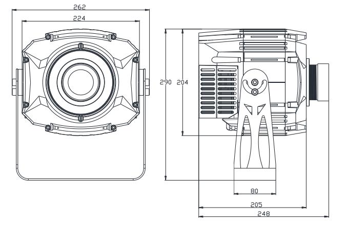 150W  LED水纹灯 LS-SW150(图1)