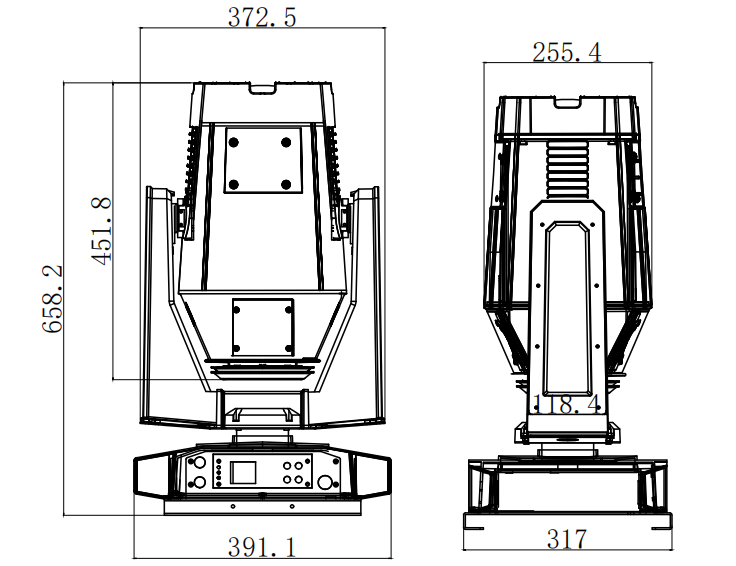 480W防水光束灯 LS-LY480(图1)