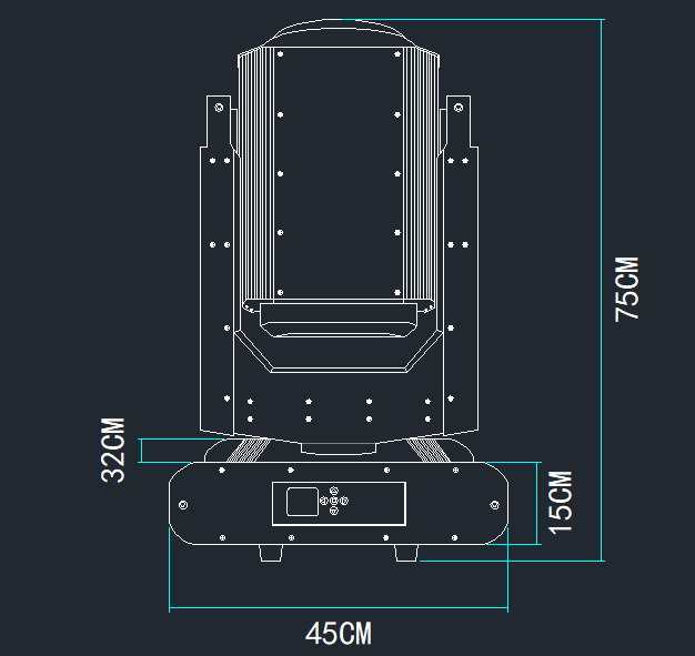 550W防水光束灯 LS-LY550(图1)